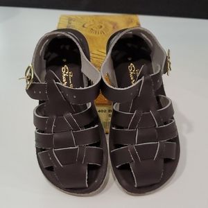 EUC Brown Sun-San Salt water sandals